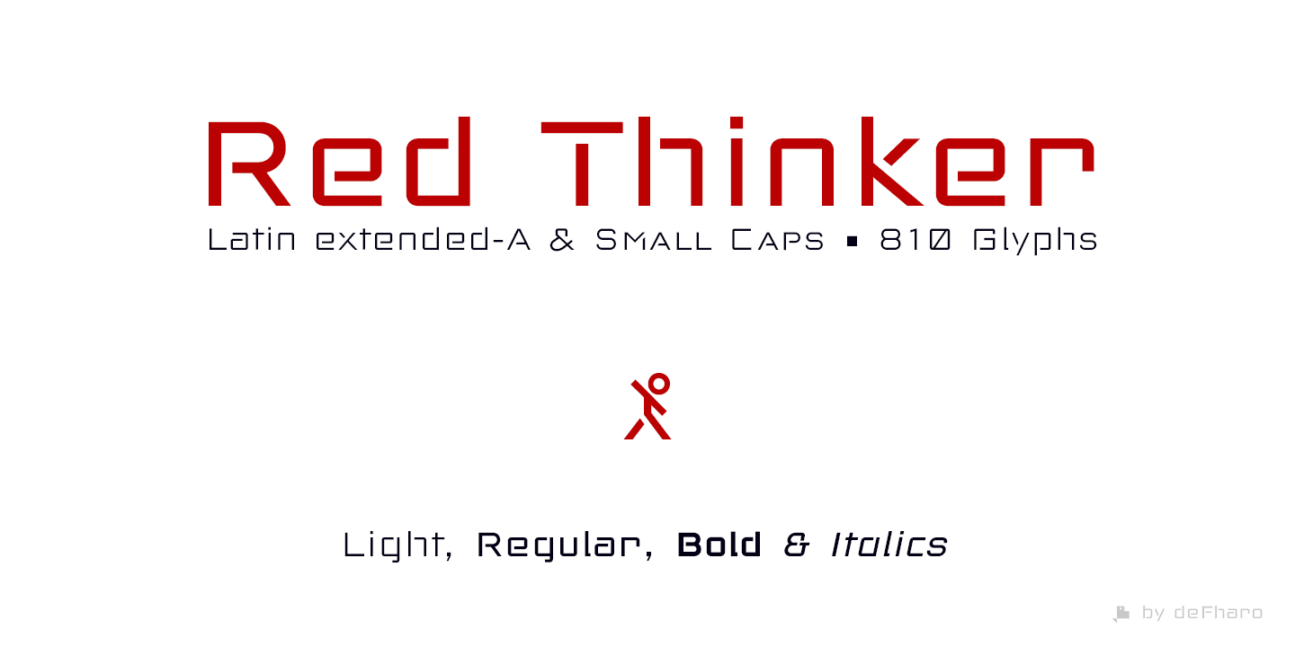 Red Thinker Font